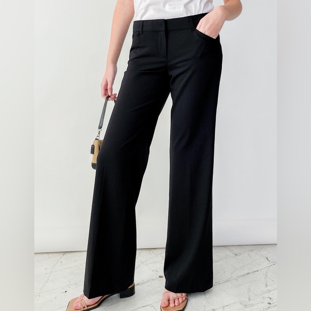 Theory Midnight Black Trousers